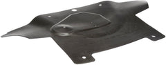Dorman front splash guard front view showing full coverage and restored protection