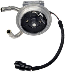 Dorman fuel filter housing installed in engine bay demonstrating easy replacement benefit
