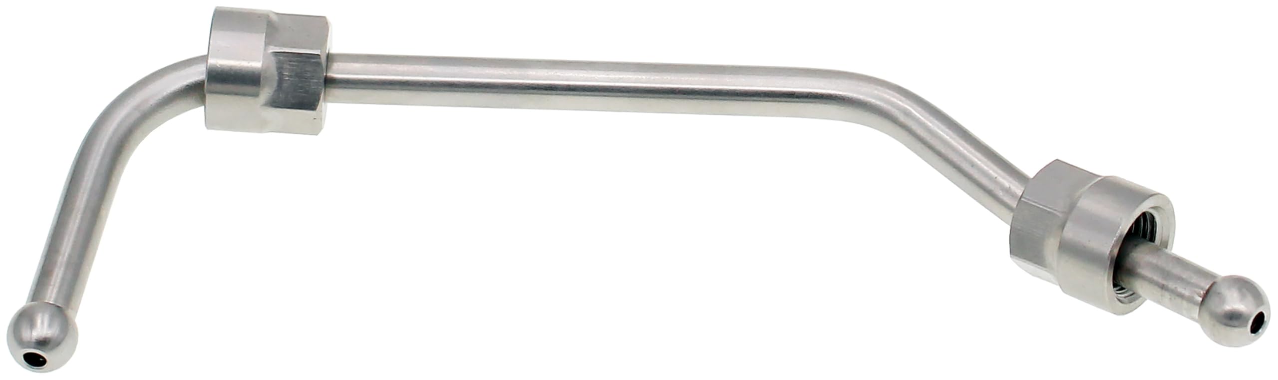 Dorman fuel injector line front view showing OE-fit routing and secure mounts for easy replacement