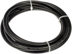 Dorman fuel line front view showing clean 3/8 inch tubing and clear length benefit
