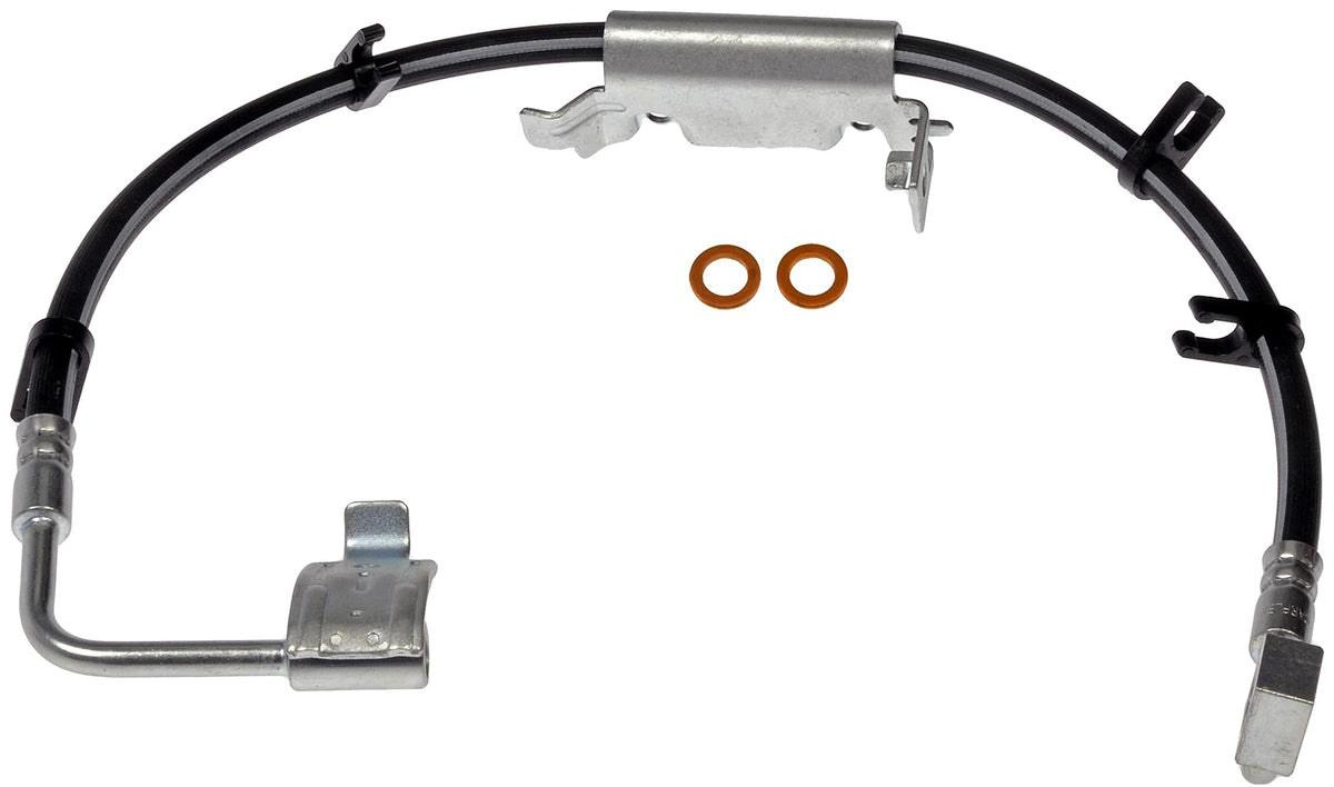 Dorman H621749 front view showing hose shape and fit benefits