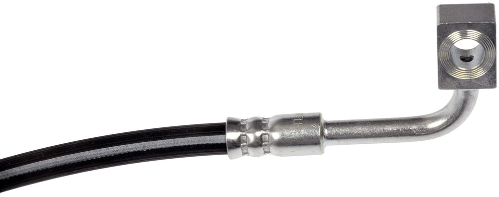 Dorman hose installed on Jeep Wrangler illustrating exact-fit routing