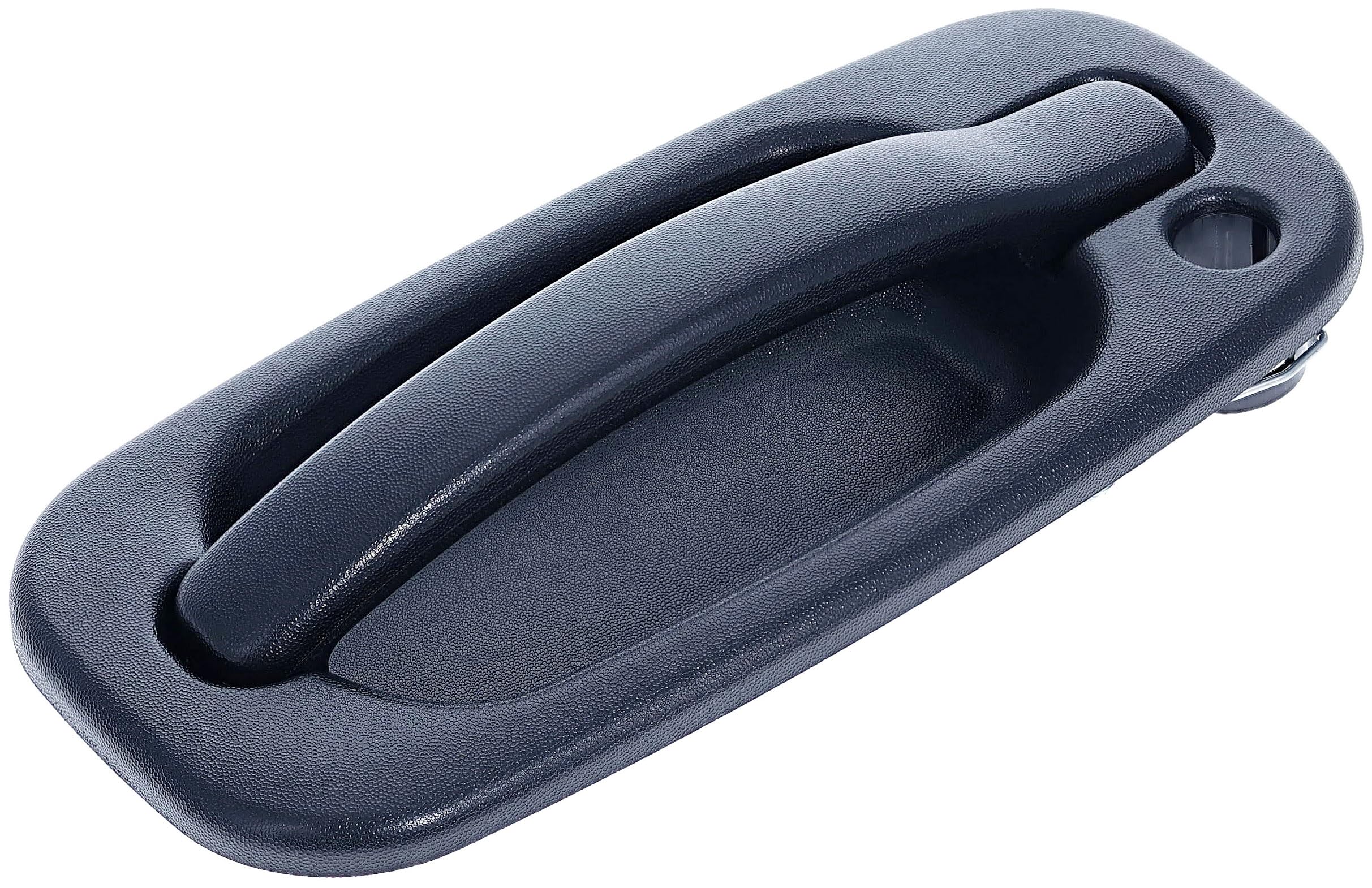 Dorman handle next to ruler demonstrating compact size and straightforward installation benefit