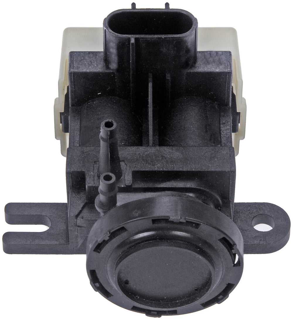 Dorman solenoid packaging and label emphasizing correct part identification benefit