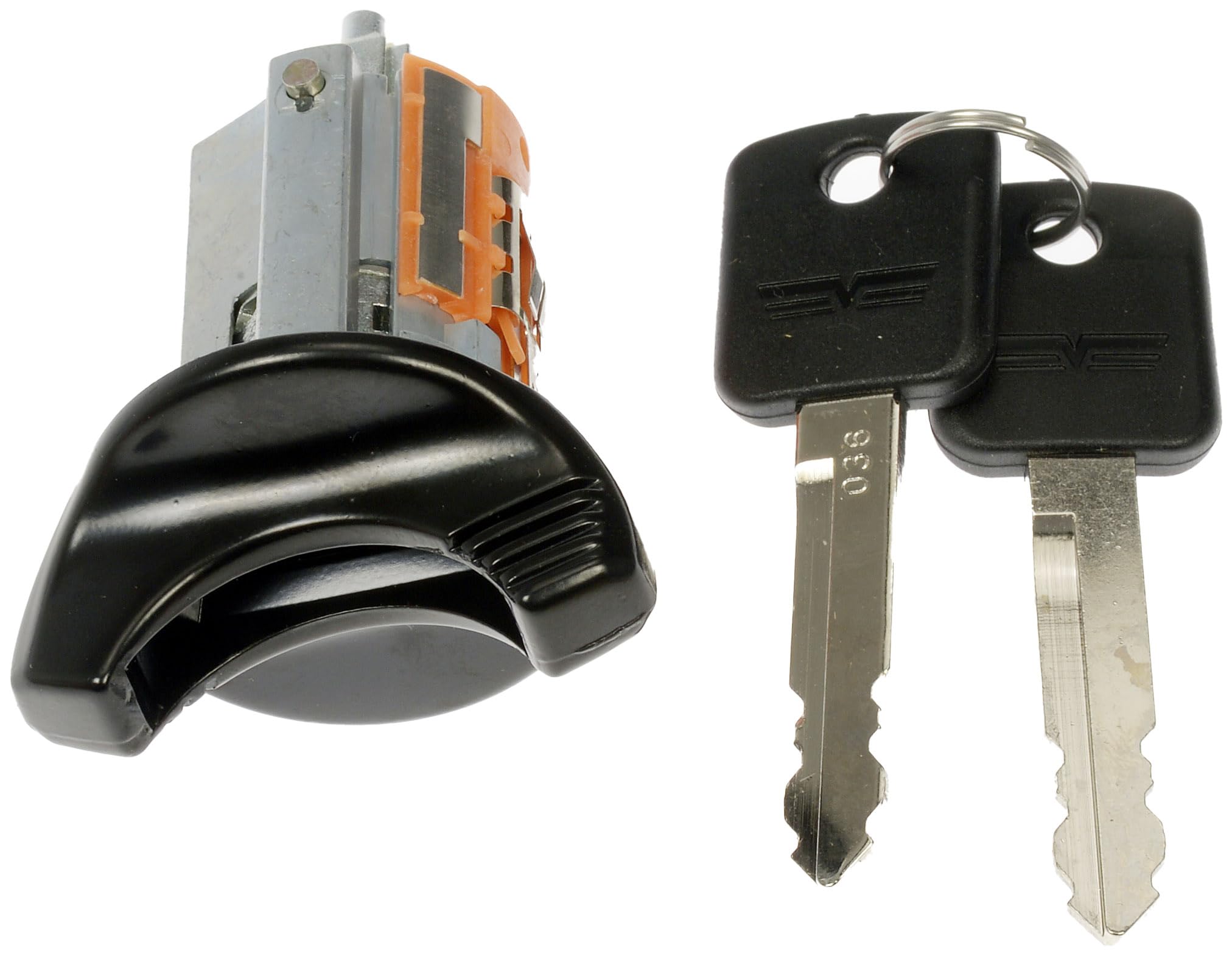 Dorman ignition lock cylinder close-up tumbler detail highlighting durable construction