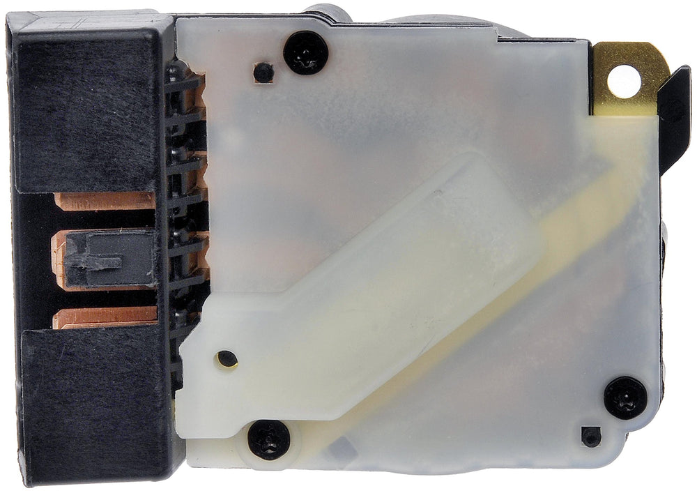 Dorman ignition switch connector close-up highlighting secure electrical connection