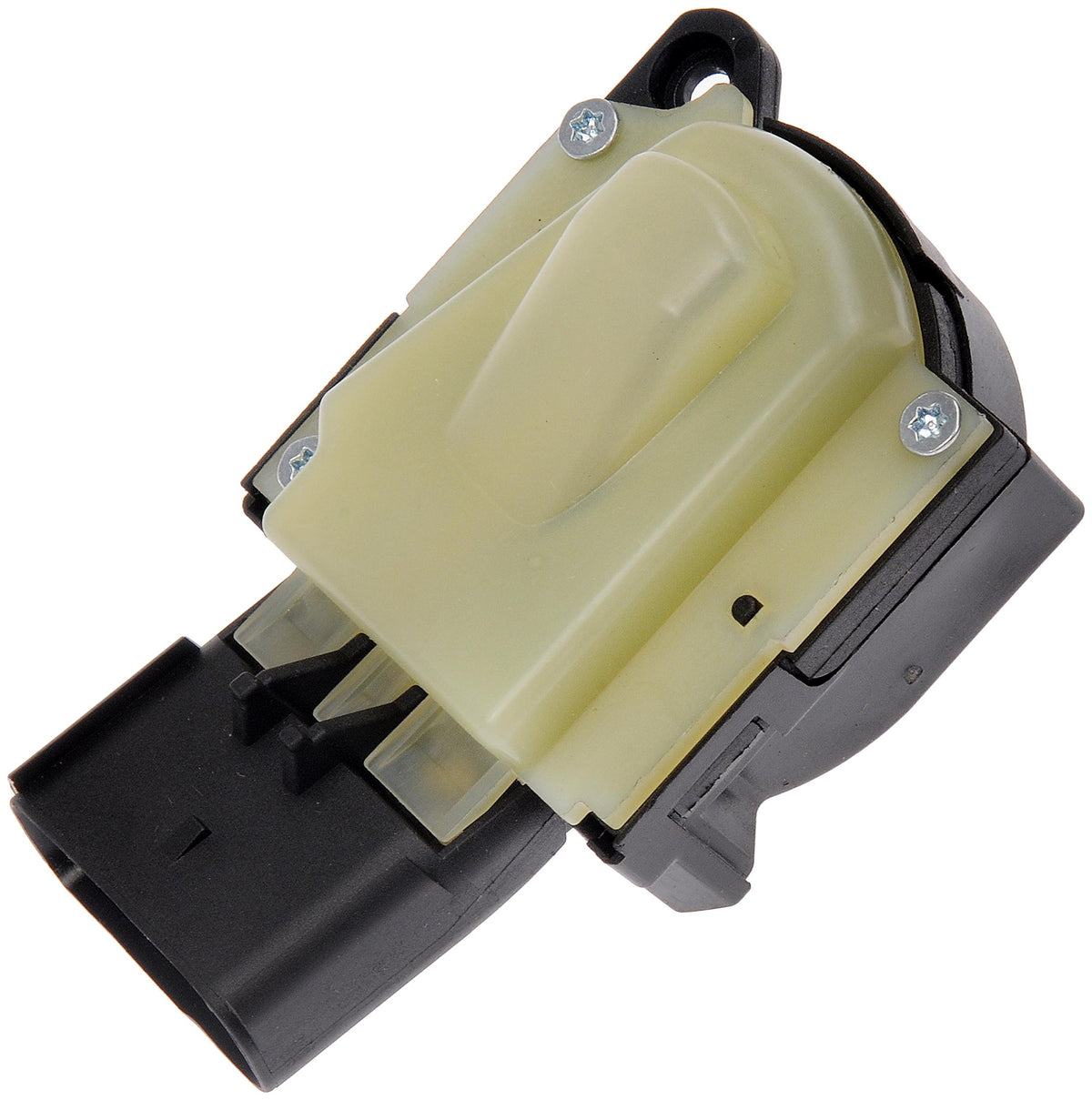 Dorman ignition switch front view showing robust housing and direct-fit benefit