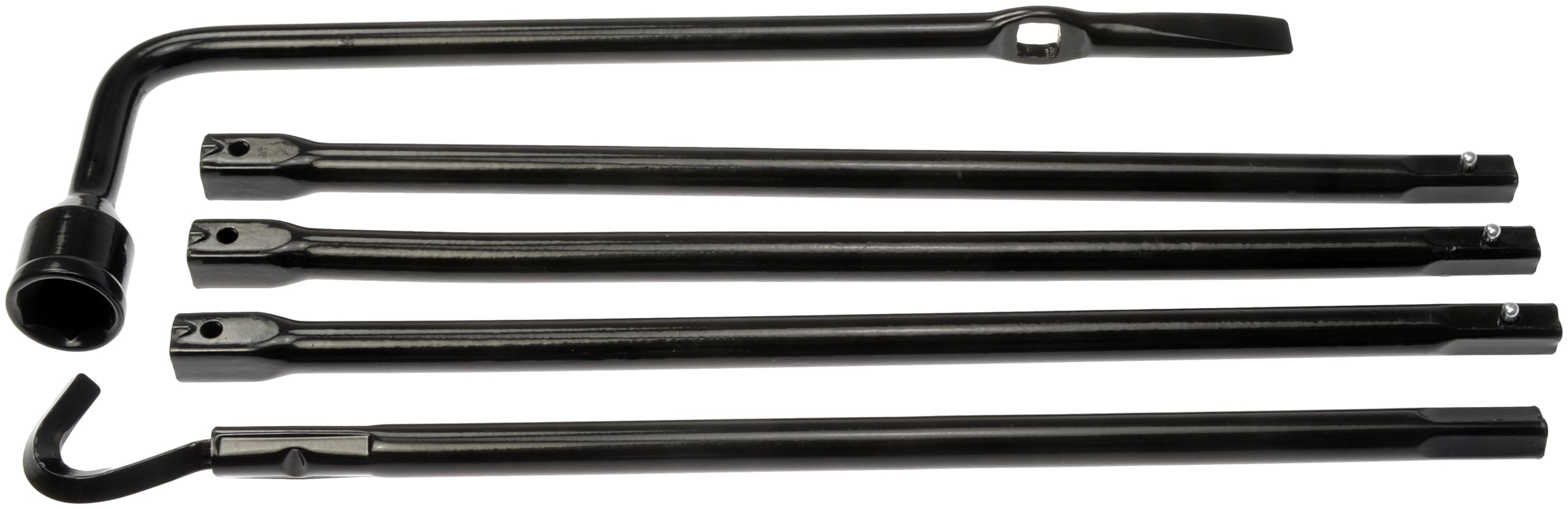 Dorman handle used with vehicle jack showing restored roadside capability