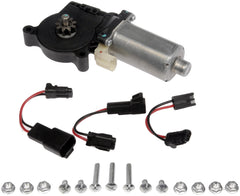 Dorman motor installed inside car door, demonstrates proper fit and restored function