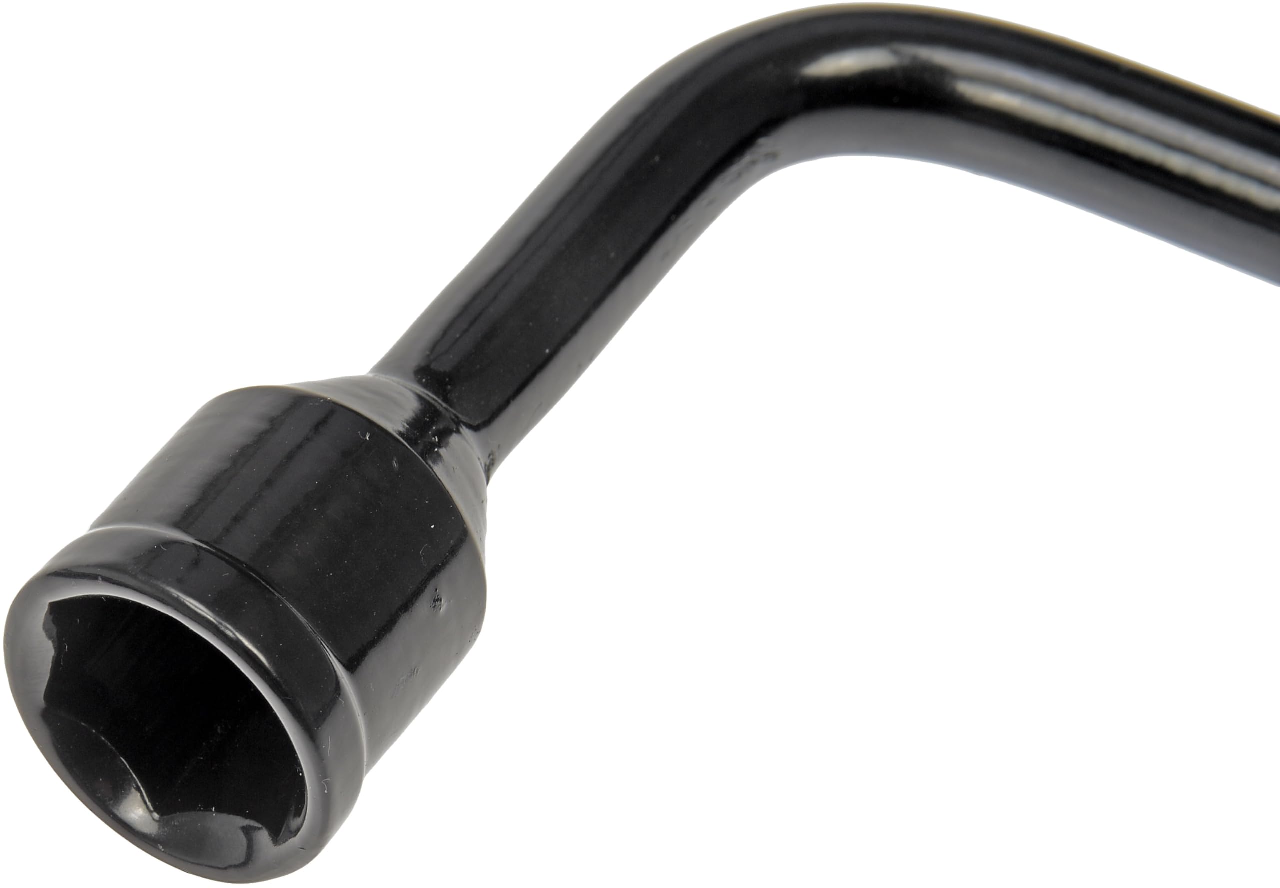 Dorman handle stored in trunk showing compact storage and readiness benefit