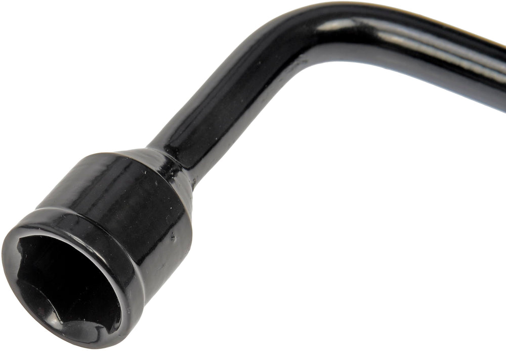 Dorman handle stored in trunk showing compact storage and readiness benefit