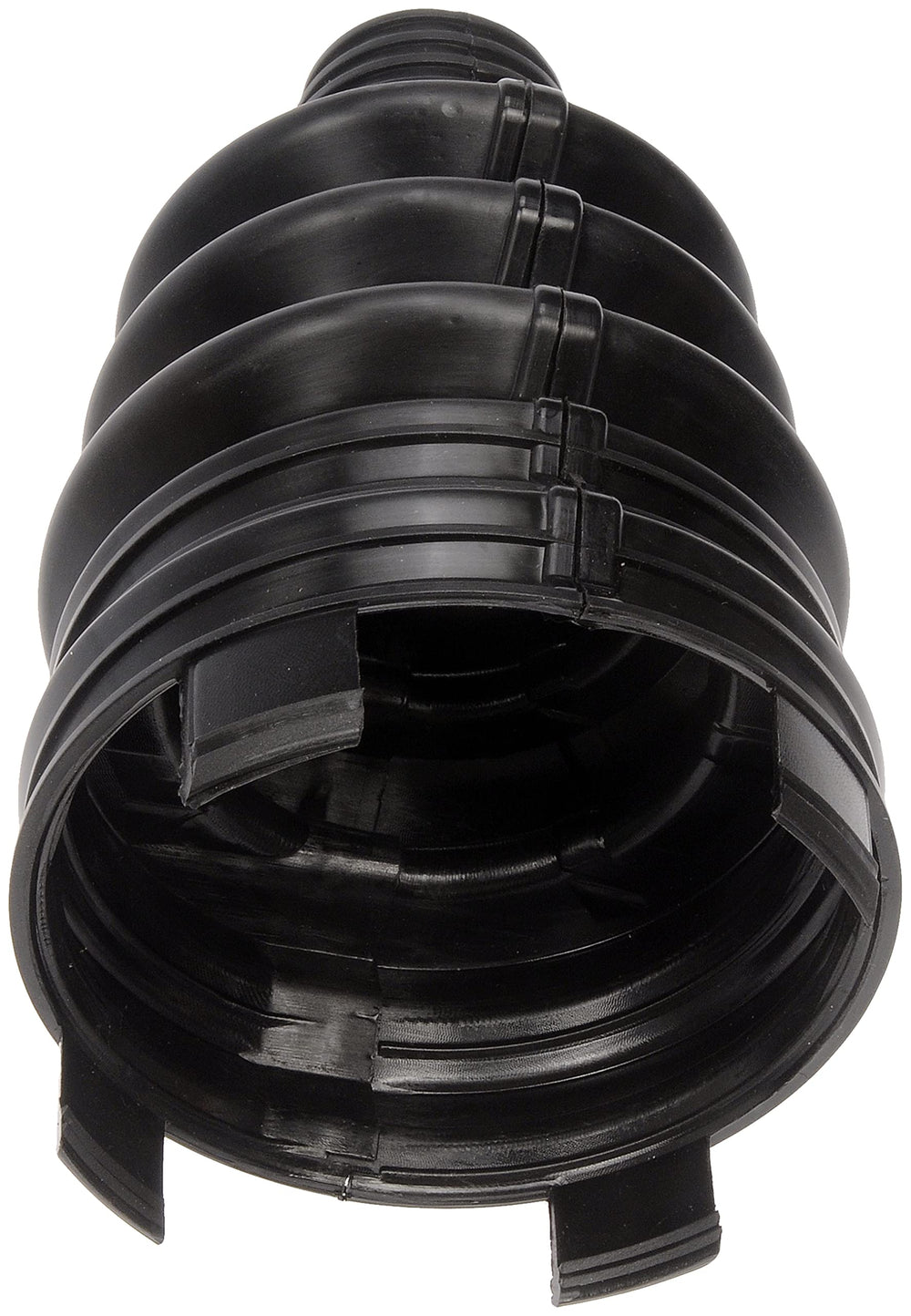 Dorman boot installed on axle showing protected joint and retained grease