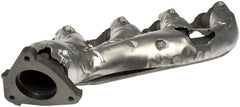 Dorman manifold installed on engine illustrating direct fit and simplified replacement