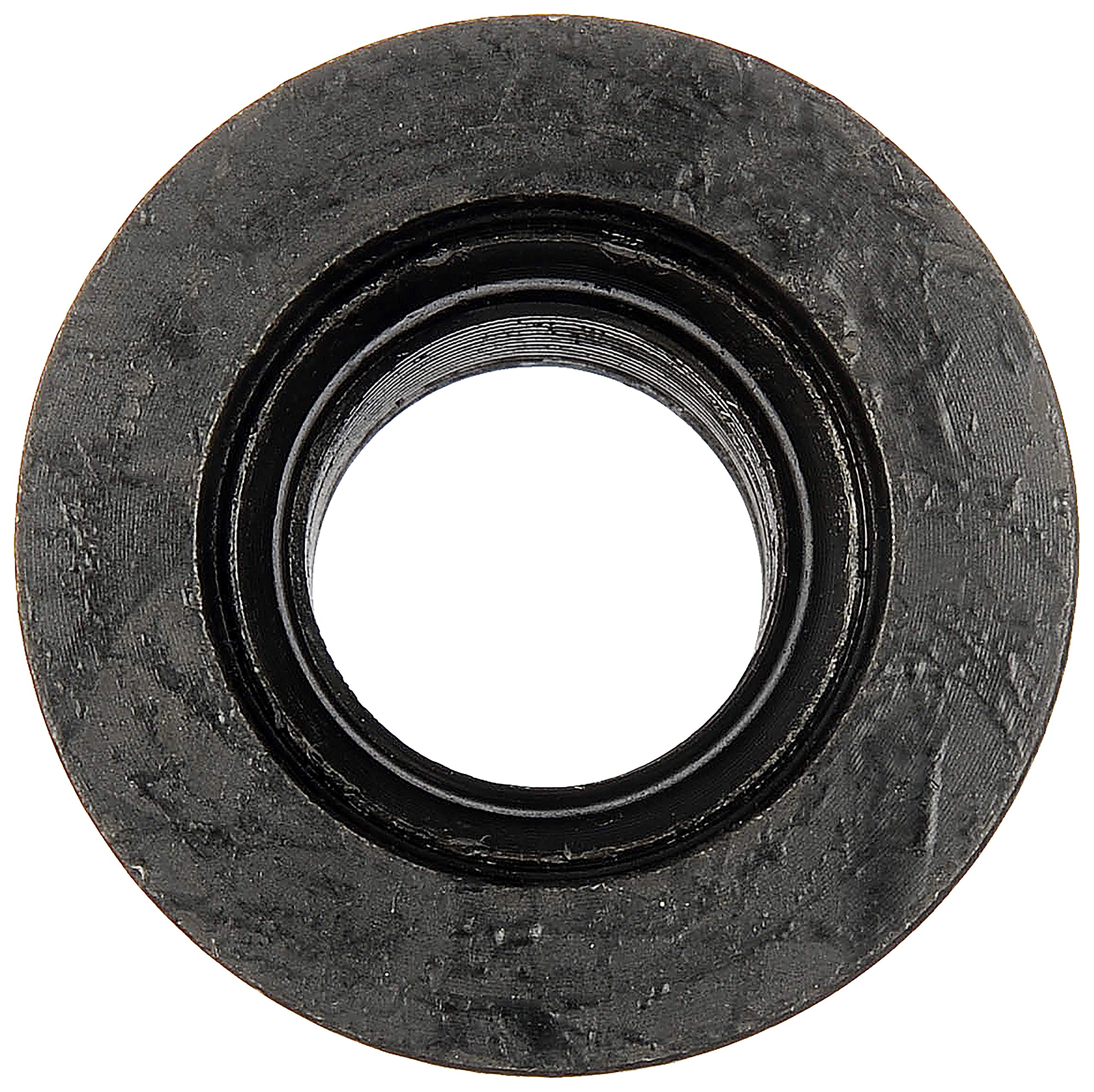 Dorman lug nut installed on wheel demonstrating proper seating and safety benefit