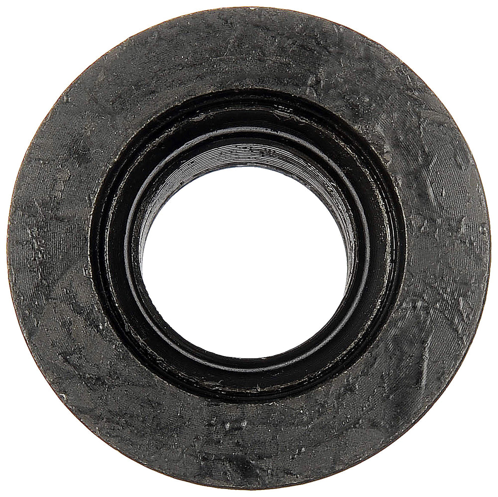 Dorman lug nut installed on wheel demonstrating proper seating and safety benefit