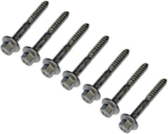 Dorman intake manifold screw front view showing head shape and fit benefit
