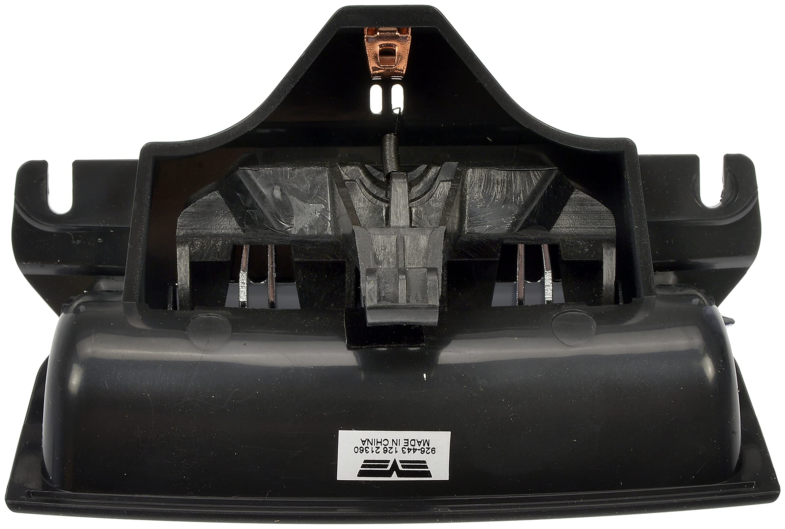 Dorman latch installed in vehicle console showing restored function benefit