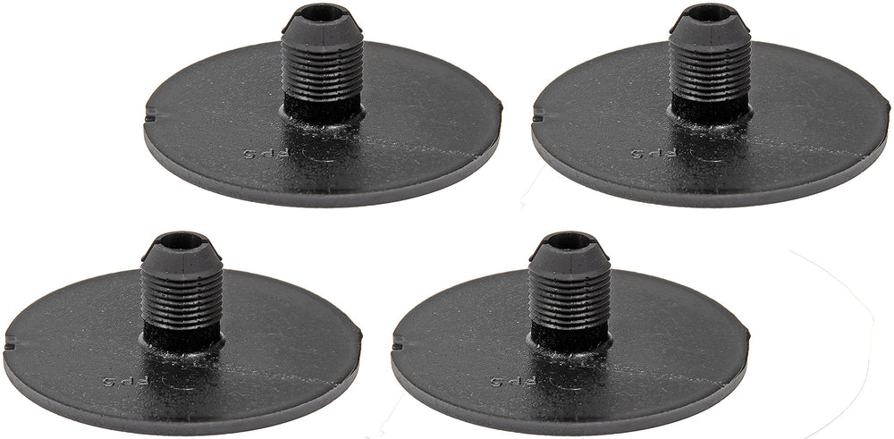 Dorman installed insert on rear leaf spring demonstrating restored spacing benefit