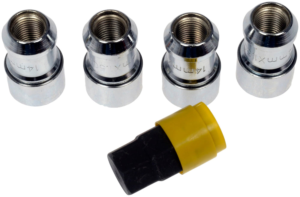 Dorman keyed adapter top view showing unique pattern for security