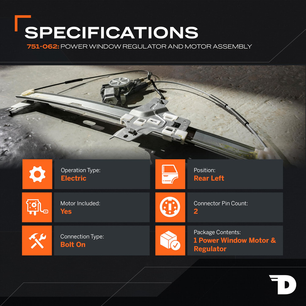Dorman mounting points detail showing secure OE-style attachment locations for correct fit
