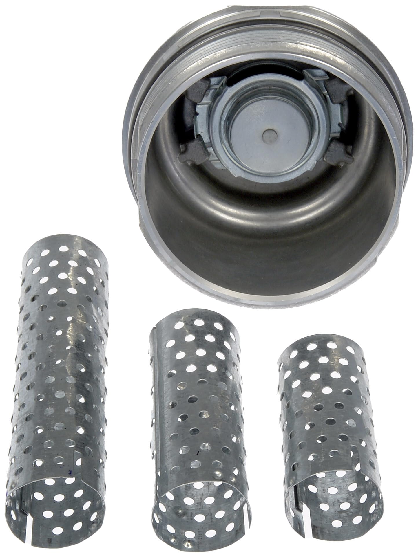 Dorman cap installed on engine demonstrating easy replacement benefit