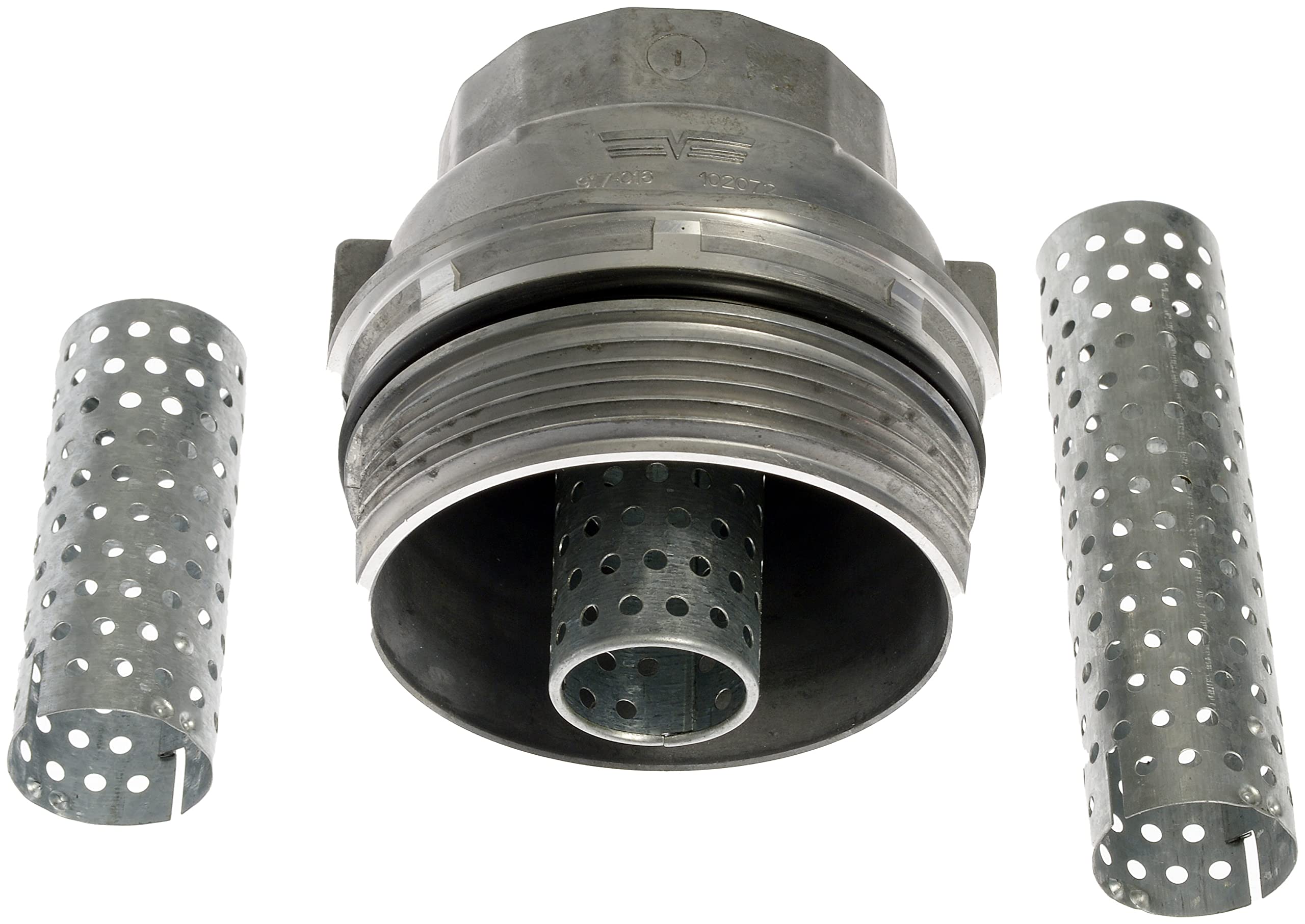 Dorman oil filter cap packaging and label for correct part identification