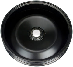 Dorman pulley installed on power steering pump demonstrating hassle-free replacement benefit