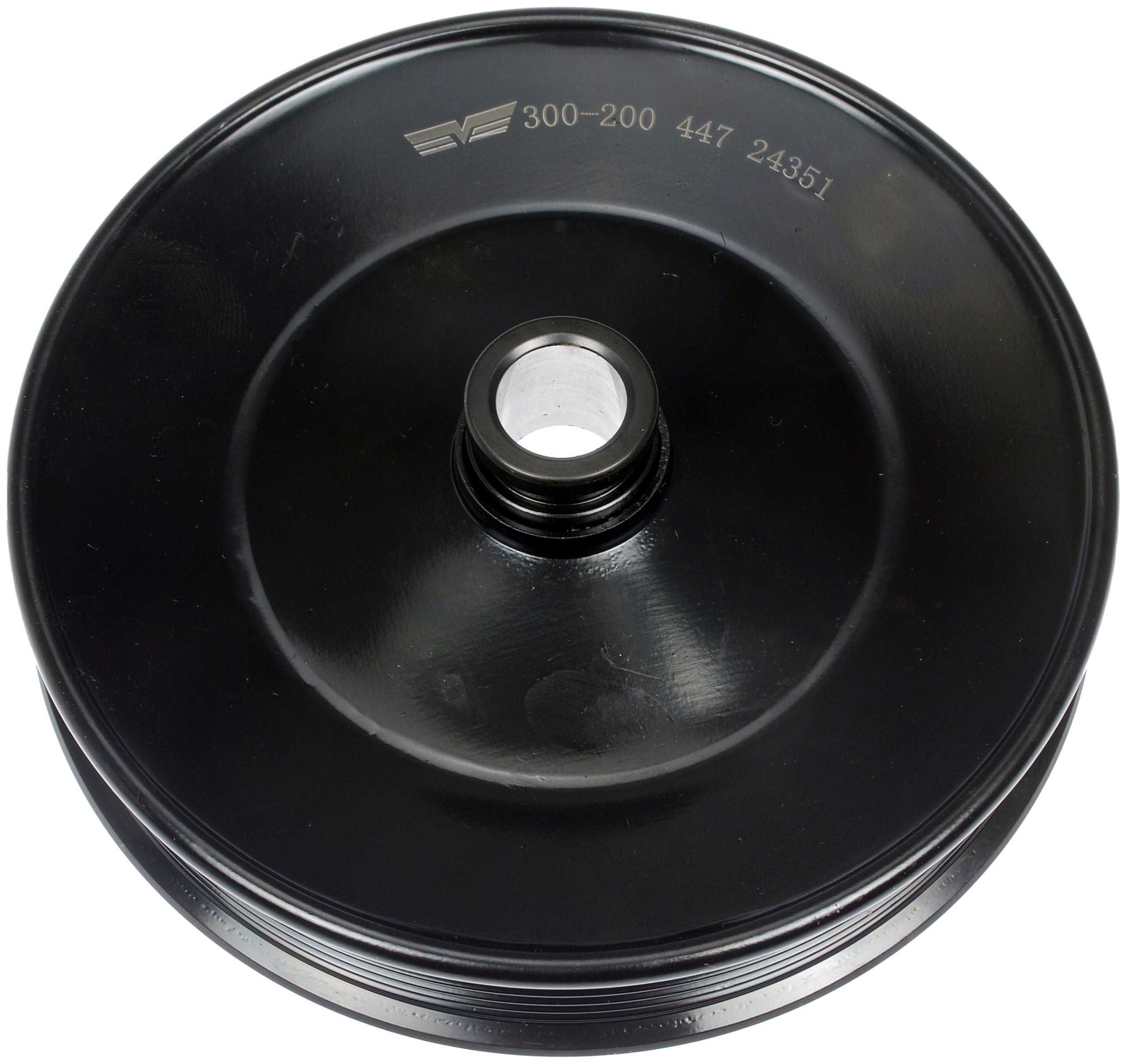 Dorman pulley beside ruler showing dimensions for confident fit confirmation
