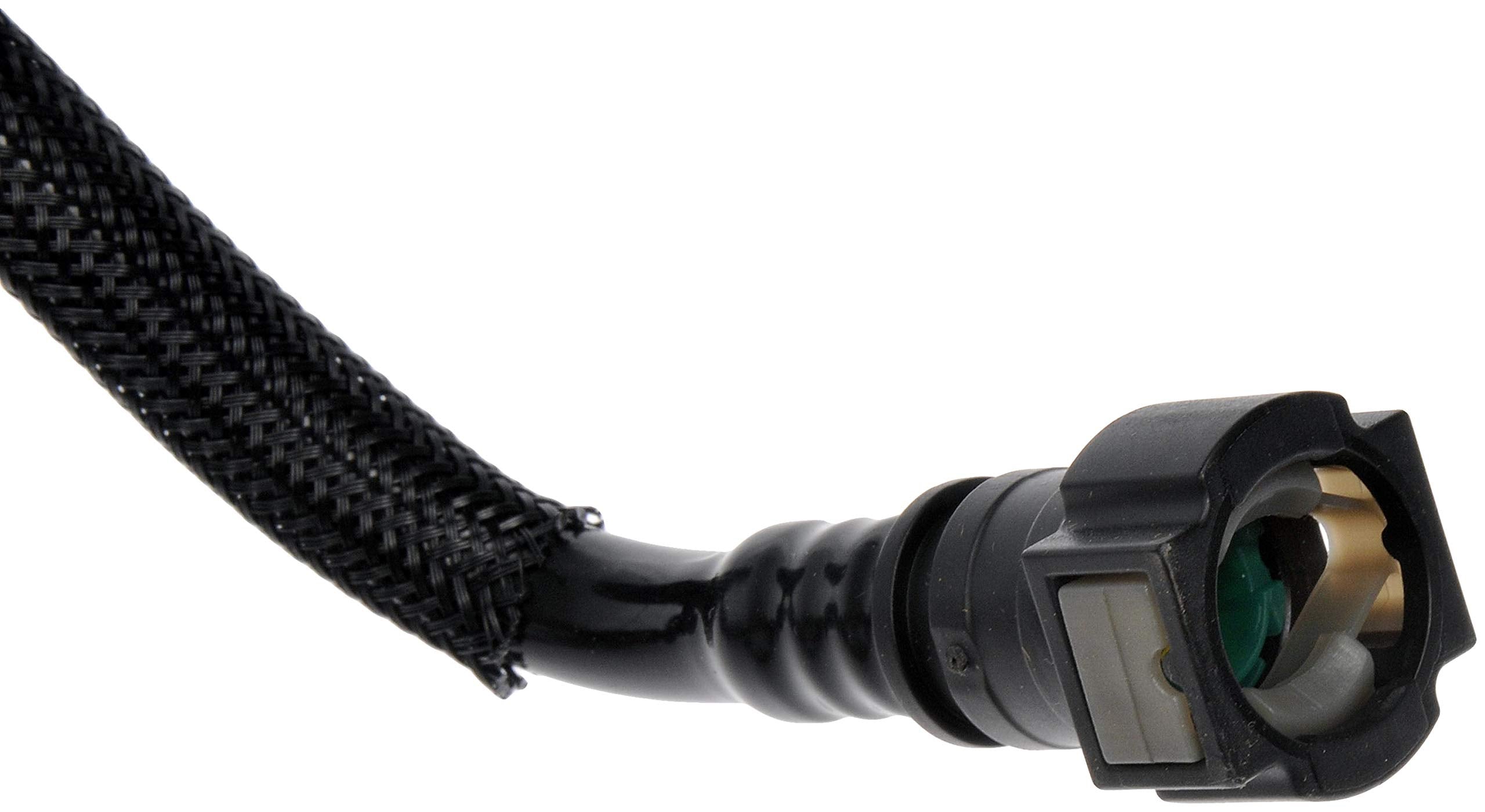 Dorman purge valve installed under hood demonstrating easy plug-and-play swap