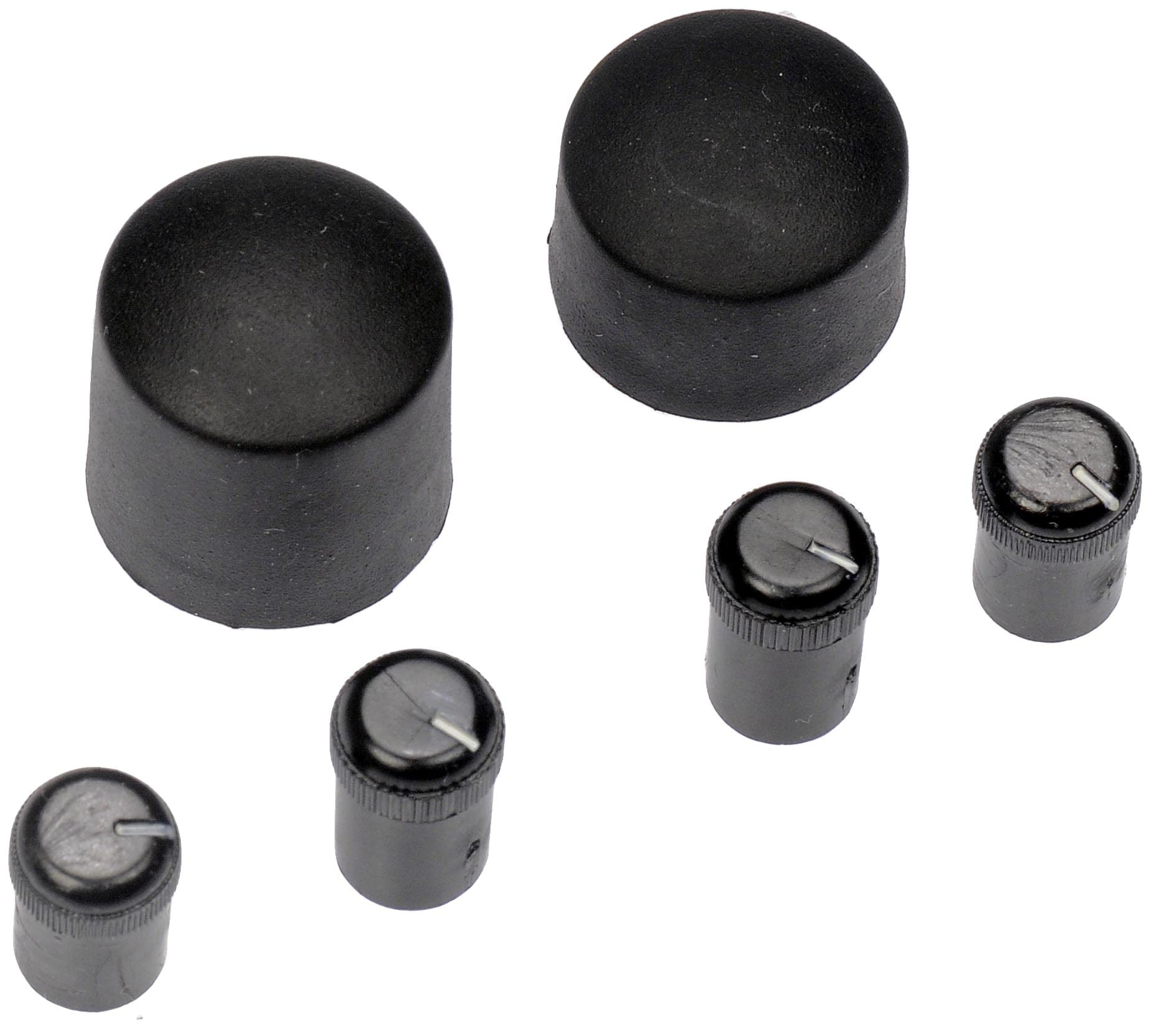 Dorman radio knob close-up showing fit and durable finish for reliable control