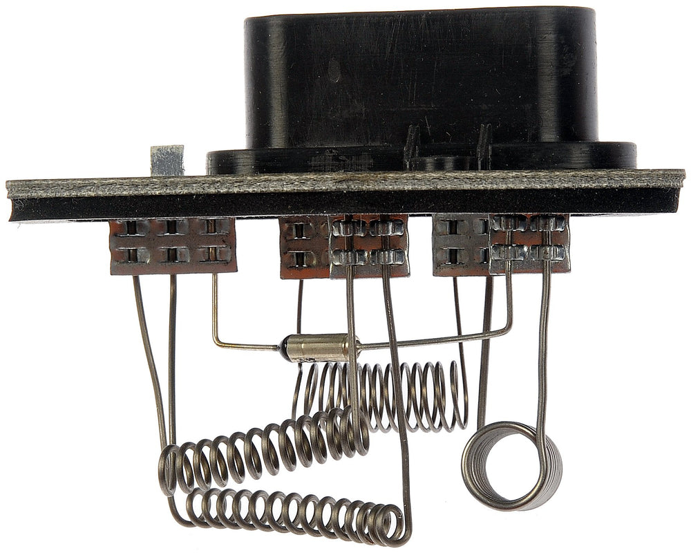 Dorman resistor heat-sink close-up highlighting durable construction benefit