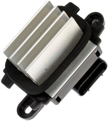 Dorman resistor installed in vehicle cabin vent area demonstrating restored blower control