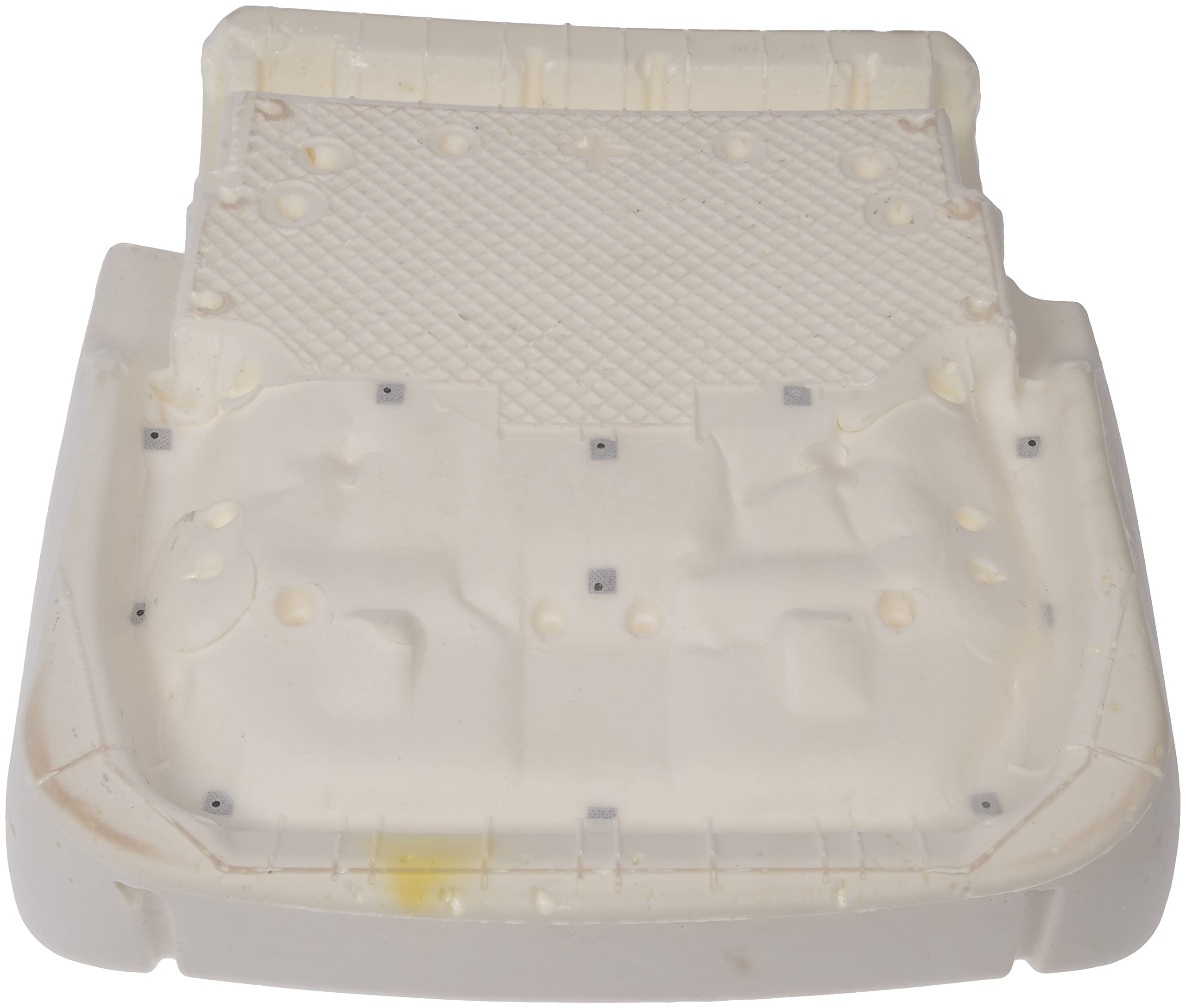 Dorman installed seat pad in vehicle demonstrating accurate fitment benefit
