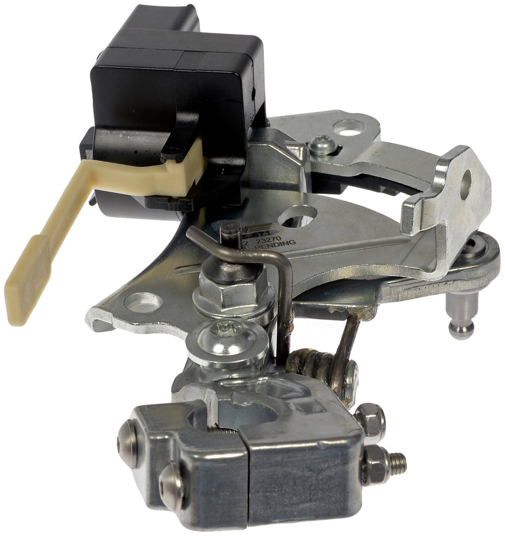 Dorman image of shift interlock solenoid attached showing ready-to-install convenience benefit