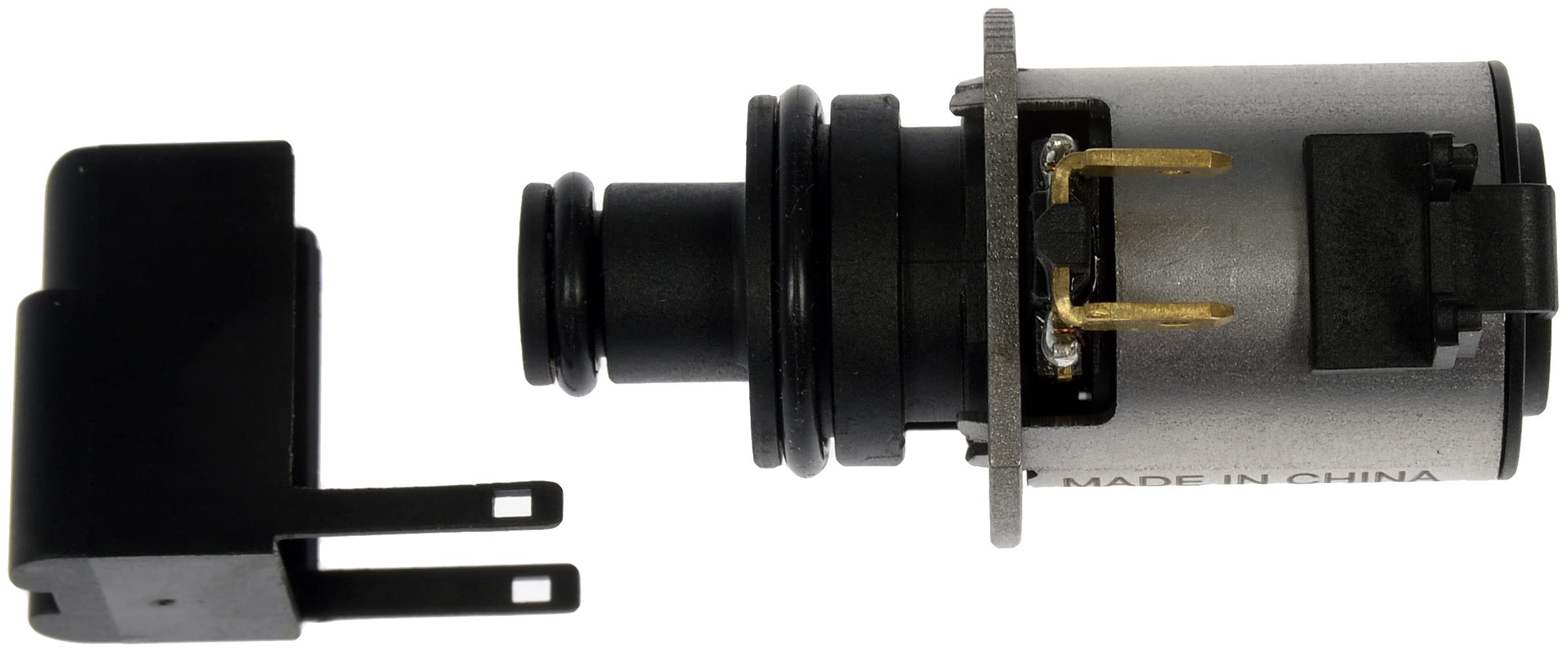 Dorman solenoid installed under car showing restored function after replacement benefit