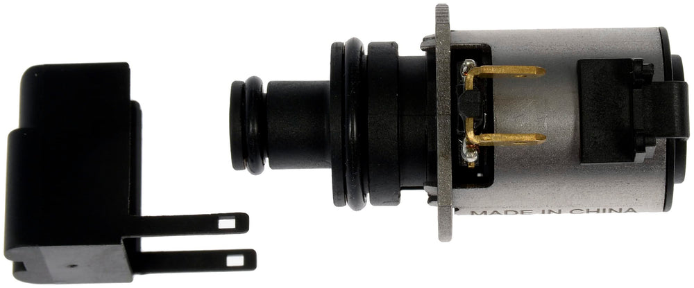 Dorman solenoid installed under car showing restored function after replacement benefit