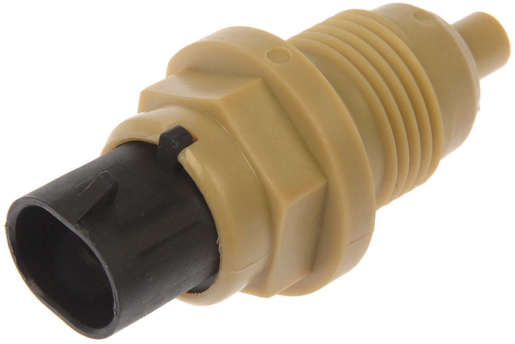 Dorman speed sensor front view showing mounting and clean fit for reliable replacement