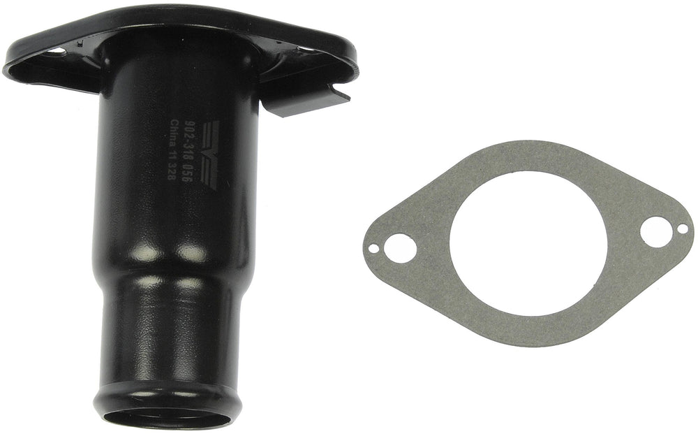 Dorman thermostat housing close-up of seal surface for leak prevention