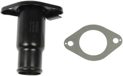 Dorman thermostat housing close-up of seal surface for leak prevention