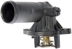 Dorman thermostat housing front view showing fit and durable construction