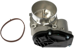 Dorman throttle body installed in an engine bay demonstrating direct-fit ease