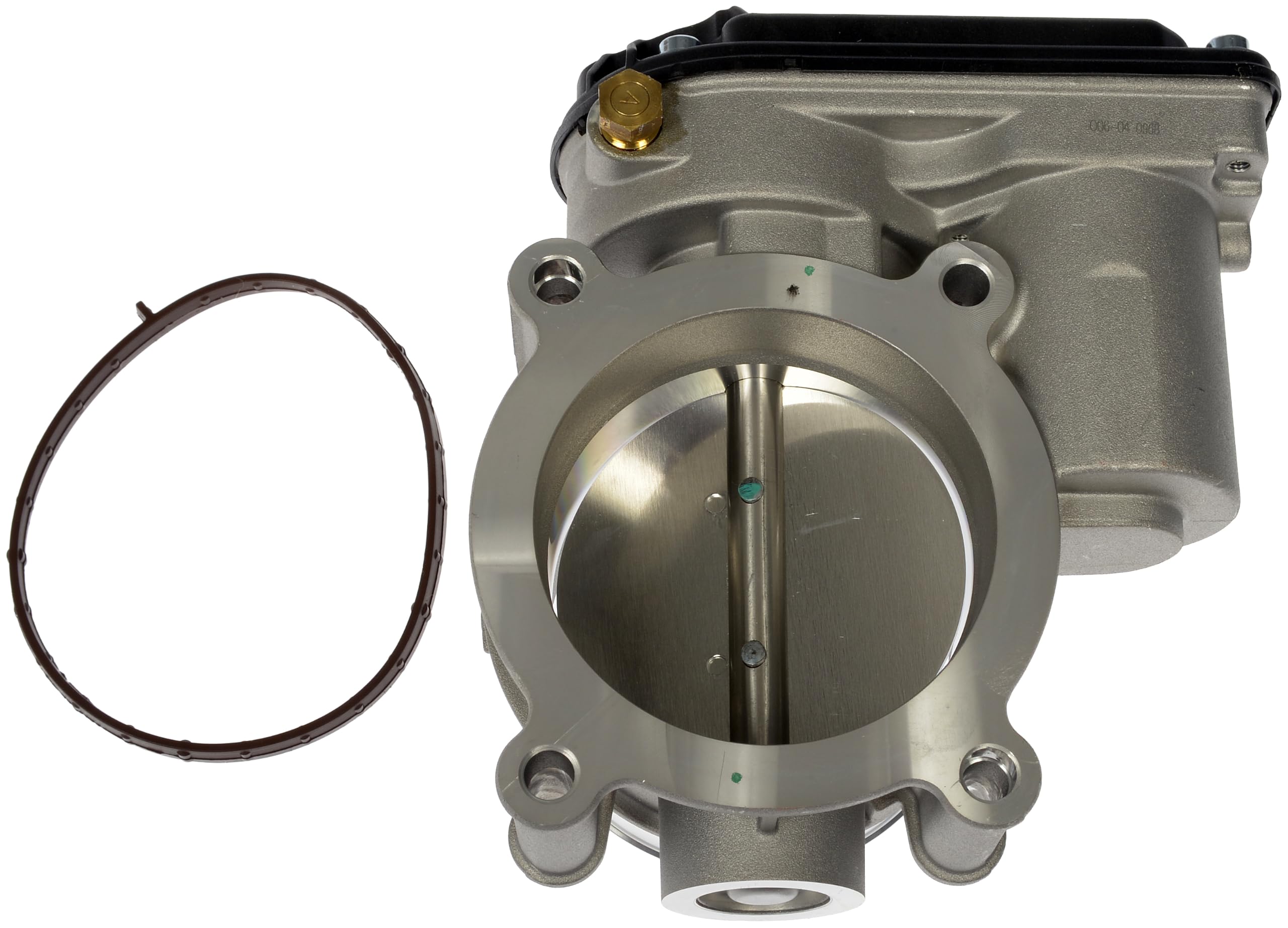 Dorman detail of Sensor Shield butterfly shaft seal preventing moisture and oil ingress