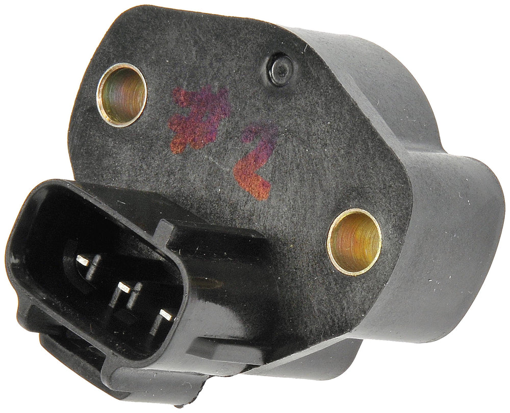 Dorman throttle position sensor front view showing mounting points and benefit precise fit