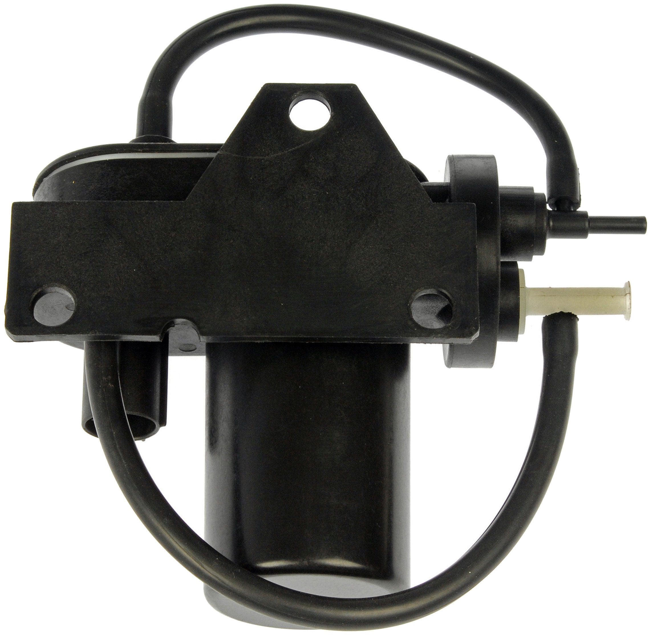 Dorman vacuum pump vacuum port detail highlighting compatible port for easy hose connection
