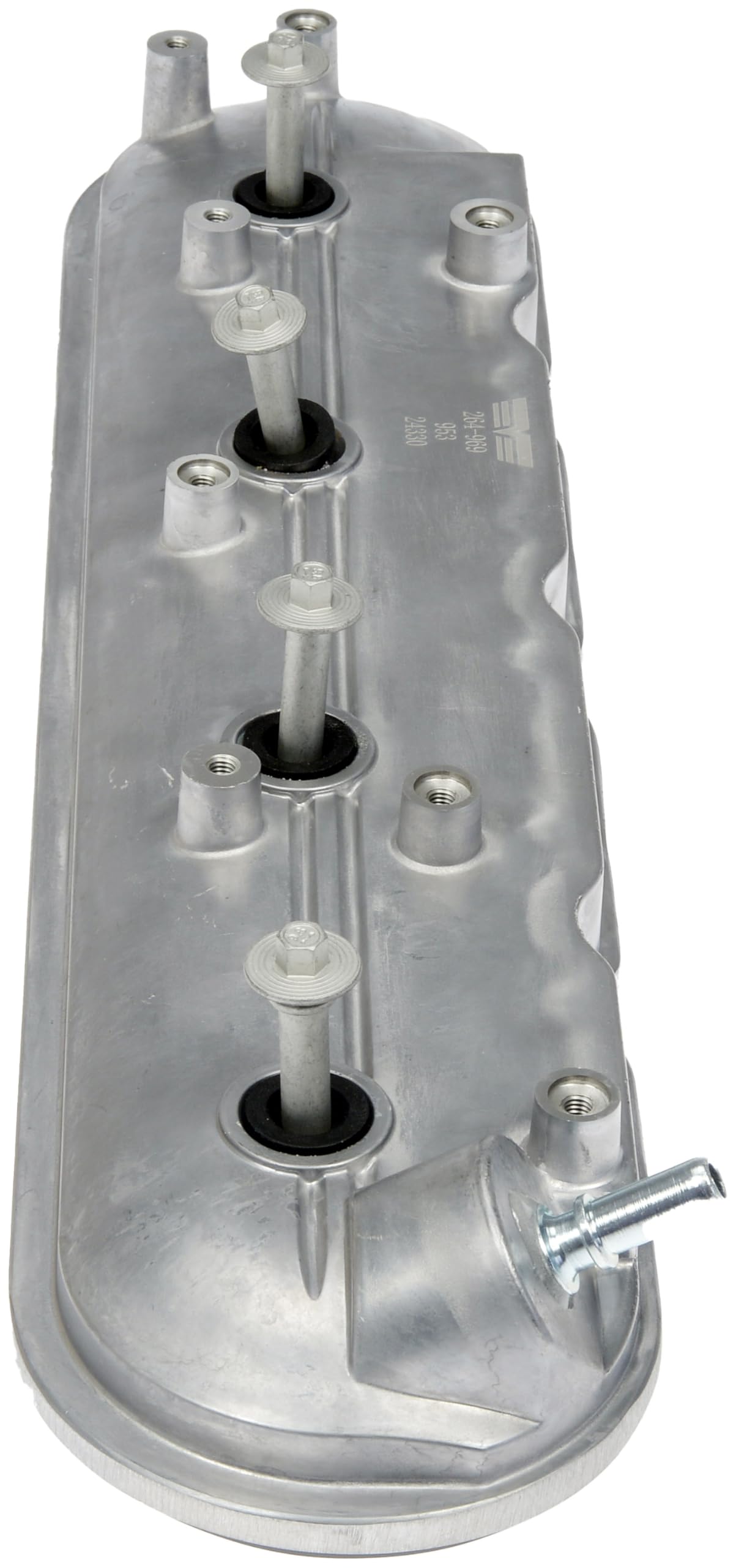 Dorman valve cover close-up of sealing surface for leak resistance