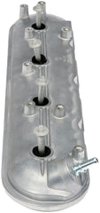 Dorman valve cover close-up of sealing surface for leak resistance