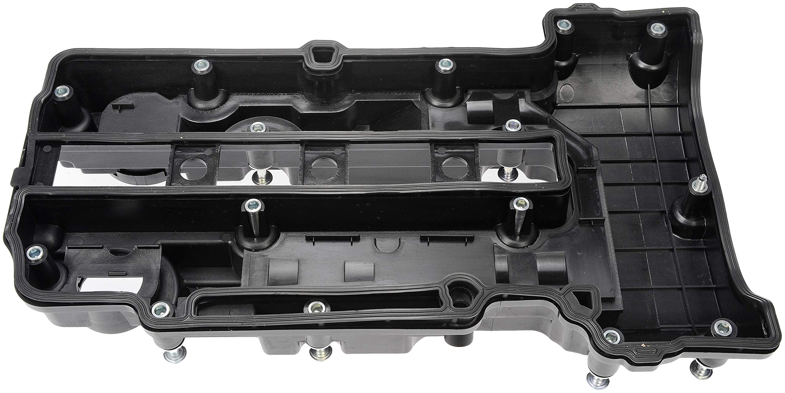 Dorman valve cover close-up of polymer texture highlighting heat resistance