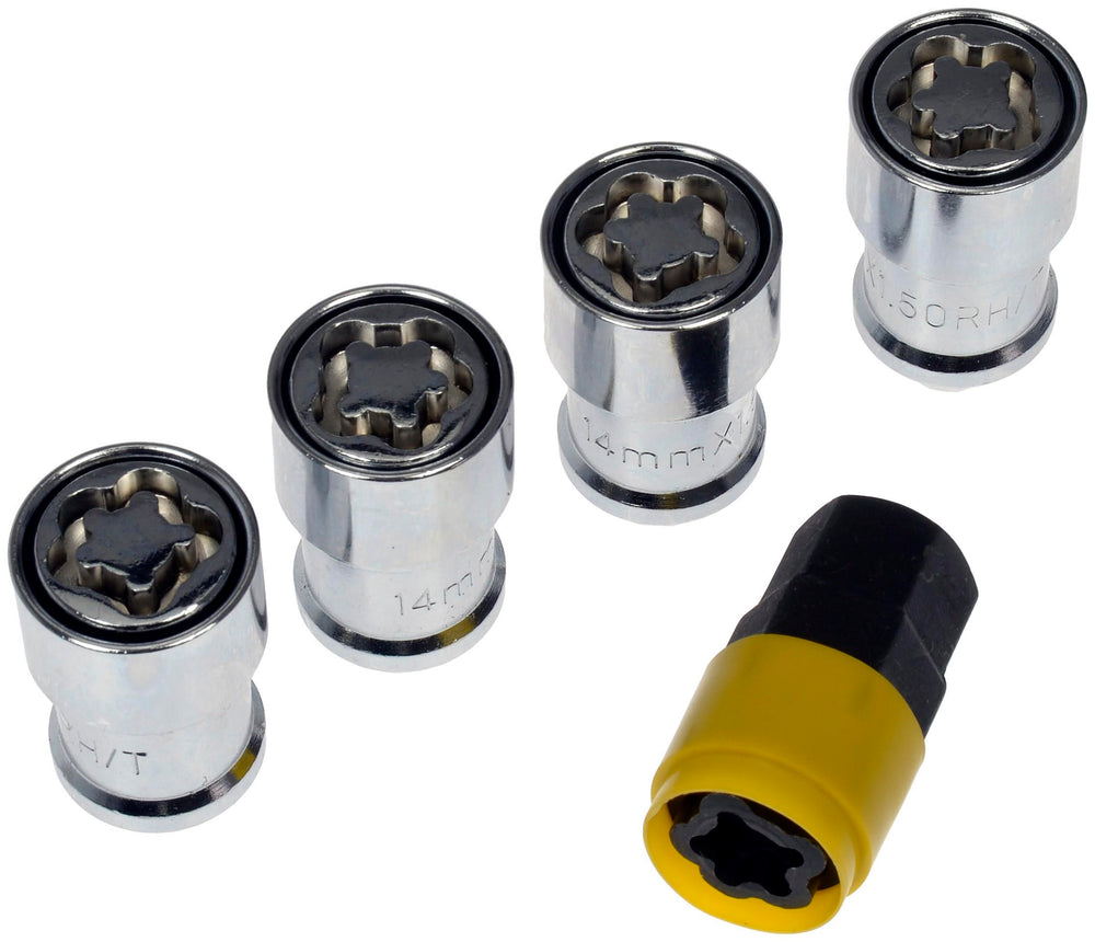 Dorman wheel lock set packaging showing kit and benefits
