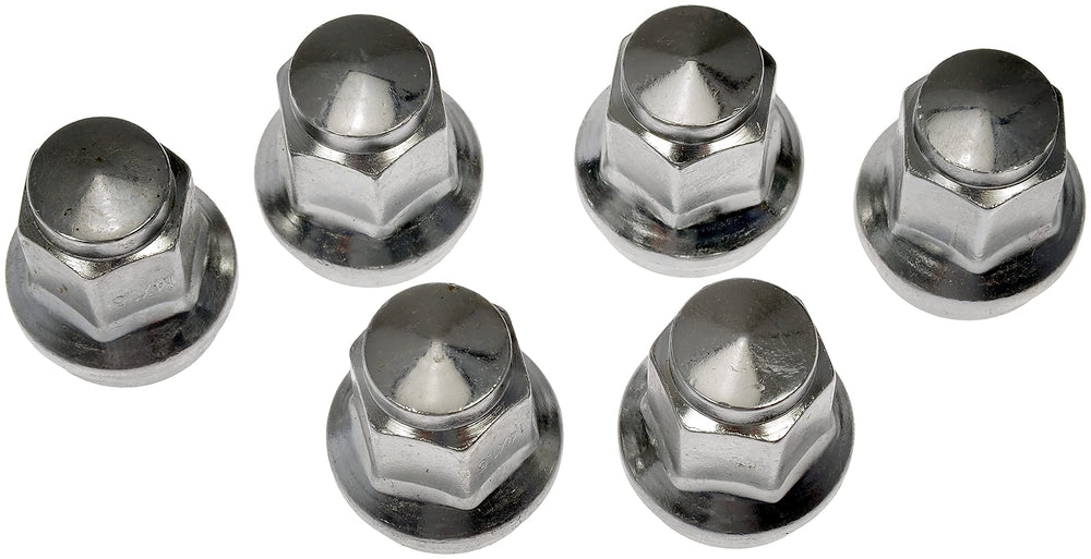 Dorman wheel nut installed on wheel stud showing reliable clamping benefit