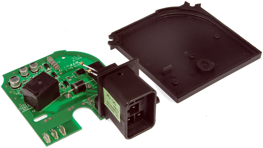 Dorman wiper pulse board front view showing housing and easy fit benefit